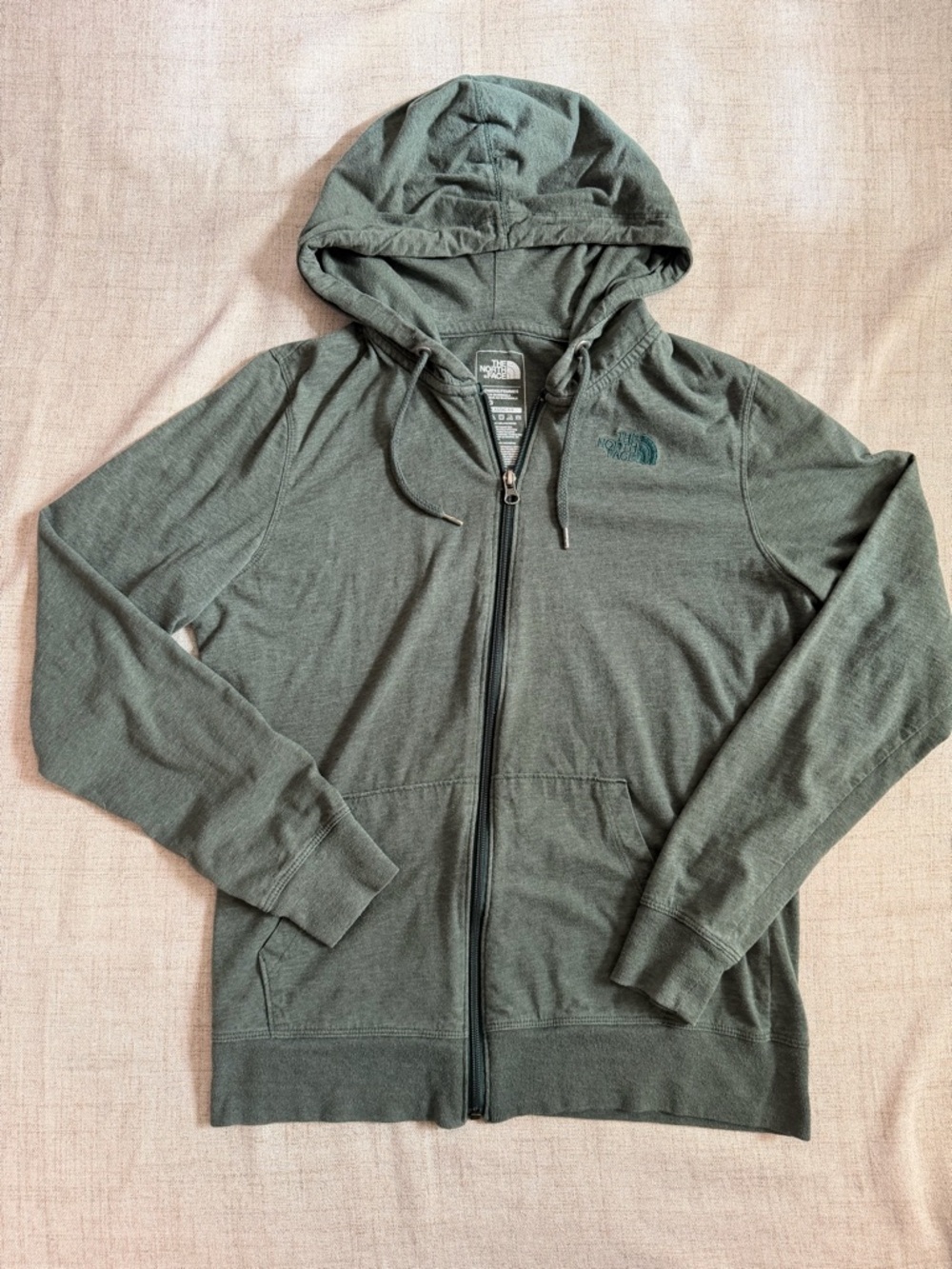 Women’s NorthFace Zip Up - size large